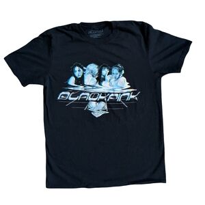 Black Pink K Pop Concert T-shirt Black Cotton XL